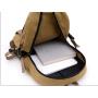 HR150 Men's Fashion New Trend Backpack Leisure Canvas Backpack for High School Students Outdoor Sports Computer Travel Bag