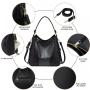 Realer Hobo Bags for Women PU Leather Purses and Handbags Large Hobo Purse with Tassel Crossbody Shoulder Bags ladies hand bags