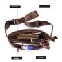 ZWY309 Men Vintage Genuine Leather Chest Bag Wholesale Daily Travel Practical Crossbody Bag Waterproof Hot Selling Waist Pack