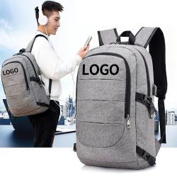 custom logo outdoor computer business bag large capacity fashion office laptop backpack with notebook interlayer backpack
