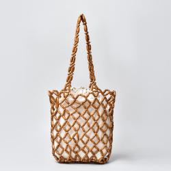 2024 Summer Tote Bags Women Handbags Purse Ladies Casual Shoulder Beach Bag Tote Handbags Wooden Bead For Holiday