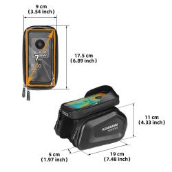 XL040 Imported Hot Sell Sports Travel Bike Bags Fashion Phone Saddle Bags Waterproof Detachable Bicycle Bag