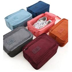 ZWY282 Nylon Waterproof Three-dimensional Shoe Bag Outdoor Travel Portable Handheld Organizer Wholesale Breathable Storage Bag