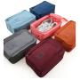 ZWY282 Nylon Waterproof Three-dimensional Shoe Bag Outdoor Travel Portable Handheld Organizer Wholesale Breathable Storage Bag