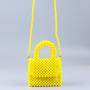 Popular 2024  luxury fashion acrylic resin handmade beads chain mini hand bags women handbags ladies beaded bag