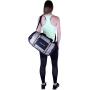 Gelory Lightweight Heavy Duty Fitness Bag Sport Gym Pack OEM Custom Logo Mesh Travel Duffle Bag