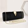 Hot Selling Metal Leaf Buckle Clutch Bag Party Lady Chain Shoulder bags Velvet Clutch Evening  Bags Women