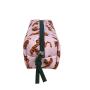 Custom Pink Pouch Toiletry Bag for Women Girls Gifts Water-Resistant Daily Storage Digitally Tiger Printing Cosmetic Bag Logo