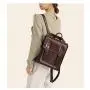Realer 2021 new backpacks women's genuine leather fashion old vintage school bag ladies casual backpack bag