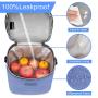 Wholesale Promotional Thermal Insulated Breastmilk Baby Bottle Lunch Cooler Bag Fits 6 Breastmilk Baby Bottles Cooler Tote Bag
