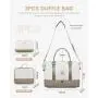 LOVEVOOK New Arrivals 3in1 large fashion quilted designer weekender overnight bags carry on luggage gym travel duffle bags women