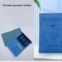 sac tendance 2024  RFID Blocking Passport Holder Cover Wallet PU Leather Travel Document Holder For Women Men Travel Accessories