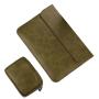 PU leather magnetic laptop bag high quality leather gift laptop sleeve and charger case