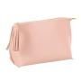 Trending PU Leather Litchi Pattern Cosmetic Bag Mighty Grocery Storage Makeup Bag Girls Cute Clutch Purses Make Up Bags Custom