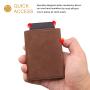 Wholesale Mens Wallet Card Holder Pop Up Aluminum Case RFID Blocking Smart Slim Minimalist Front Pocket wallets