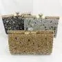 CCF664 Wedding Purse Crystal Clutches Luxury Small Evening Bag Rhinestone Colorful Diamond Purse Bling Party Shoulder Bag
