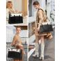 LOVEVOOK custom ladies and girls leather work bags for women Office Handbag large Purse Business 15.6 17in laptop tote Briefcase