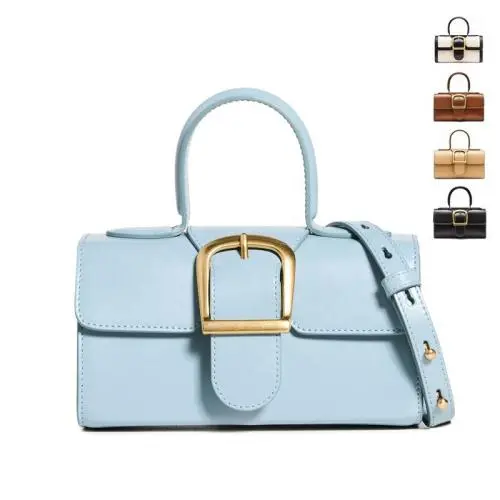 Luxury Fashion Pu Leather Designer Ladies Hand Bags Crossbody Bags Trendy Premium Hardware Custom Brand Womens Messenger Bags