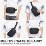 Fashion  Women's Simple Shoulder Bag Lightweight Oxford Cloth Men's Casual Travel Versatile Cross-Border Waist Bag