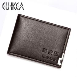 CUIKCA Hot Selling Driver License Card Sleeves Leather Business Card Holder