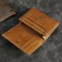 Hot Sale RFID Anti-Theft Man Leather Purse Casual Wallets Vintage Slim Wallet custom leather wallet for men credit card holder