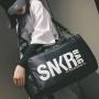 personalized custom outdoor portable shoulder shoe compartment gym sport sneaker travel duffle bag with logo