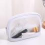 Travel Transparent Cosmetic Bag PVC Women Zipper Clear Makeup Bags Beauty Case Make Up Organizer Storage Bath Toiletry Wash Bag