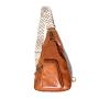 2024 Custom Printed PU Leather Shoulder Chest Bag For Fashion Women Crossbody