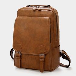 ZWY220 Outdoor Sports Traveling Men PU Shoulder Bag Wholesale Fashion Simple Business Backpack Hot Sale Student Laptop Schoolbag