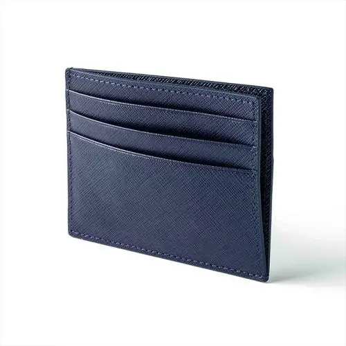 2021 new design credit card holder rfid thin genuine leather card wallets