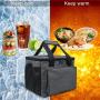 Custom Logo Portable Picnic Soft Waterproof Aluminum Foil Thermal Insulated Food Delivery Bag Lunch Box Cooler Bags For Adults