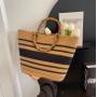 ZWY092 Summer Beach Cotton Cord Weaving Girls Tote Bag New Wholesale Travel Fashion Large Tote Bag Practical Work Picnic Bag