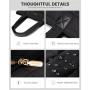 LOVEVOOK Puffer Tote Bag Women 17 Inches Quilted Business Laptop bag Large Capacity Puffy Work Purse Shoulder Bag for Travel Gym