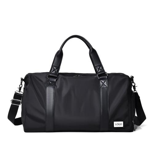 Custom Large Capacity Duffle Bag Nylon Lightweight Luggage Bag With Shoe Compartment Portable Travel Storage Bag