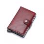 ZF327 RFID Anti-theft Brush Carbon Fiber Men Wallet Card Case Short Multifunctional Money Clip Daily Convenient