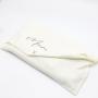 Customized Beige Envelope Flap Cotton Flannel Dust Bag For Shoe And Handbag