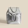 South Korea'S Small Spring And Autumn Mini Fragrant Wind Chain Backpack Female Ins Student Oil Wax Leather Shoulder Bag