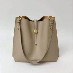 Genuine Leather Ladies Handbags Bucket bag Casual 2021 Tote Bag Women Commute Single Shoulder Bag