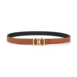 Luxury designer leather belt genuine leather pin buckle waist belt for women ladies