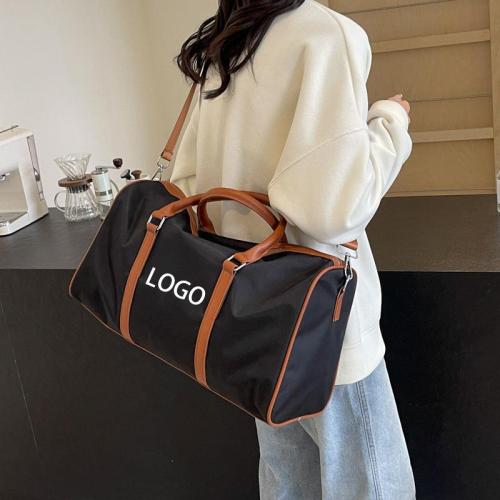 Personalized Logo Weekender Trip Travel Duffel Bag Large Capacity Crossbody Overnight Bag for Women