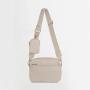Custom Factory Luxury Quality Nylon Womens Shoulder Bags With Woven Strap Double Pouch Bag Custom Logo Ladies Crossbody Bags