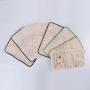 Custom Luxury Folded Nylon Suede Microfiber Necklace Ring Earring Bracelet Gift Jewelry Pouch Organizer Bag Jewelry Packaging