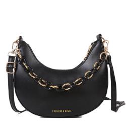 HR230 New Trend Fashionable Crossbody Ladies Bag PU Popular One Shoulder Portable Women's Bag Underarm Curved Moon Handheld Bag