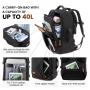 LOVEVOOK new Carry on weekender bags large 40L Expandable Suitcase Backpacks Airline bag work business women men travel backpack