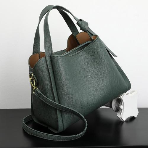 sac tendance 2024 Design Temperament Woman Shoulder Slanting Crossbody Bag Large Capacity Soft Leather Bucket Ladies Handbag