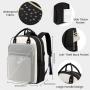 LOVEVOOK wholesale custom quilted 15.6 17 casual sports laptop travel backpack bag with usb charging port for women school work