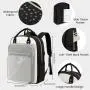 LOVEVOOK wholesale custom quilted 15.6 17 casual sports laptop travel backpack bag with usb charging port for women school work