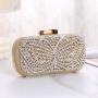 Women Evening Clutch Bag Wedding Ladies Party Purse Lady Clutches Bags Rhinestone Butterfly Pattern Clutch Evening Bags