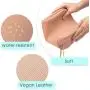 Gelory China Sale Leather Makeup Bag Zipper Pouch Travel Cosmetic Organizer for Women and Girls