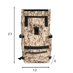 Camouflage Roll Top Backpack Odorless Backpack Smoking Carbon Filter Odorless Smell Proof Fanny Bag With Lock